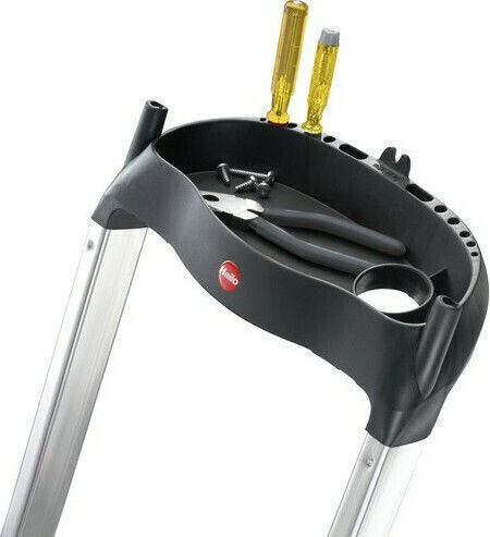 Hailo L80 Ladder Aluminum with 4 Steps