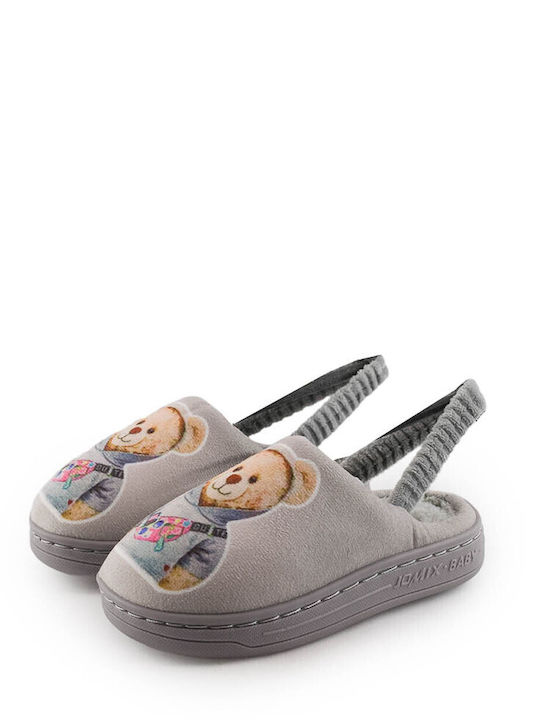 Love4shoes Kids Slippers Gray