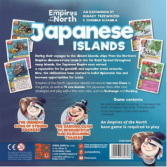 Game Expansion Imperial Settlers Empires of the North Japanese Islands for 1-4 Players 10+ Years Old (EN) Portal Games