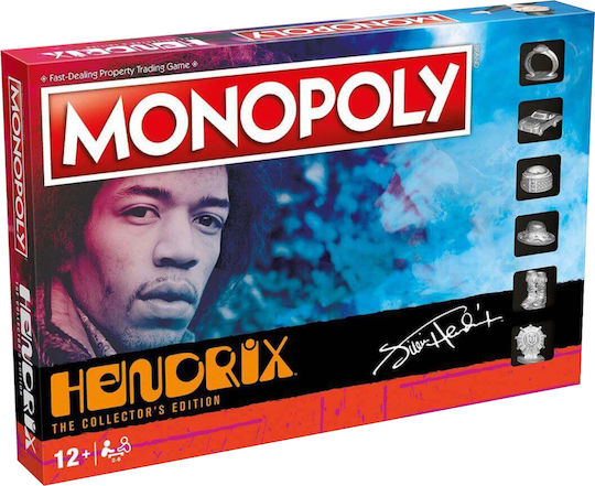 Настолна игра Monopoly Jimi Hendrix за 2-6 играчи 12+ години (EN) Winning Moves