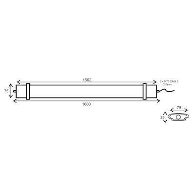 Aca Corp de iluminat Pentru Exterior cu LED Integrat 70W