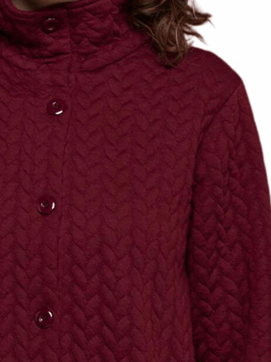 Noidinotte Winter Damen Robe Bordeaux