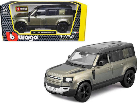 Bburago Αυτοκινητάκι Land Rover Defender 110 2022 - Green 1:24 για 3+ Ετών