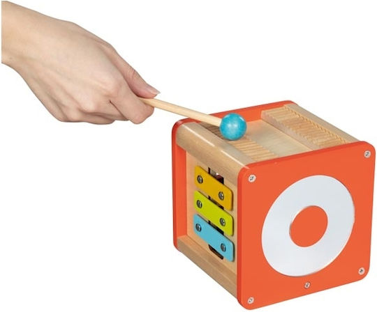 Goki Maze Activity Cube Beatbox made of Wood with Music for 12++ Months