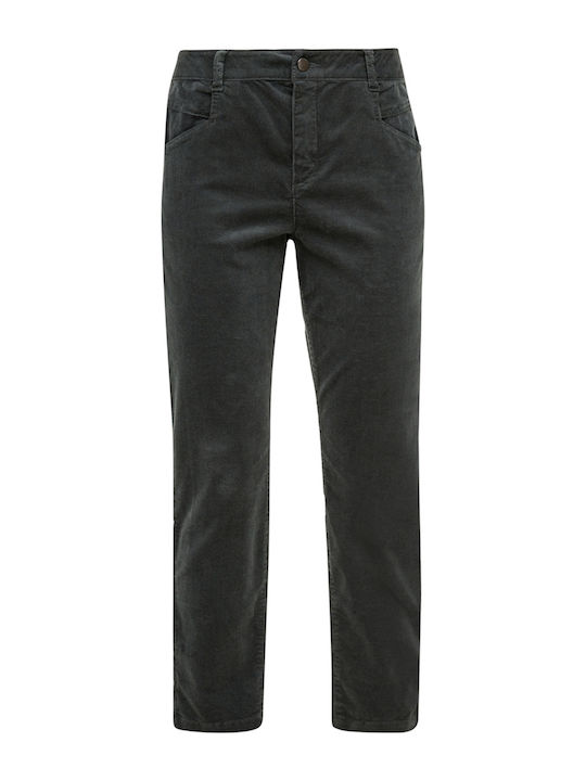 Red Label Damen Stoff Hose Black