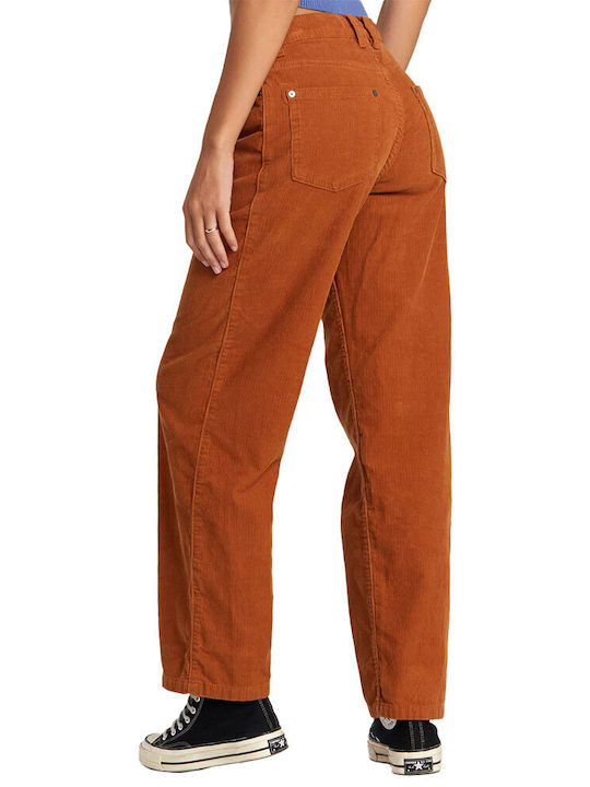 RVCA Pant Γυναικείο Υφασμάτινο Παντελόνι CARAMEL