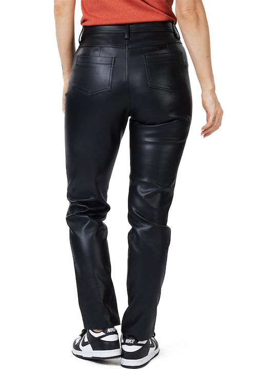 Es Women's Fabric Trousers Black