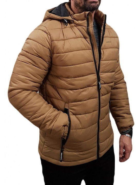 Winter Jacket Puffer Caramel Brown