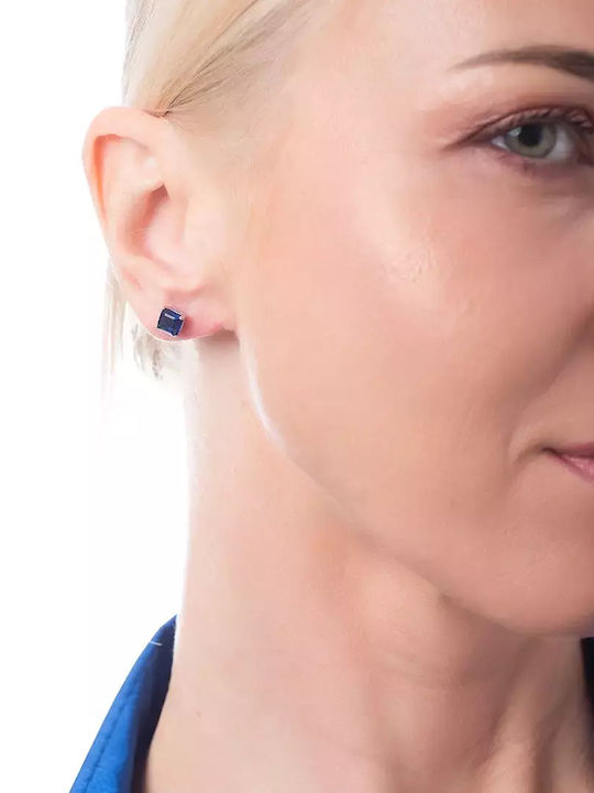 Oxzen Earrings made of Silver with Stones Oxzen Earrings made of Silver with Stones