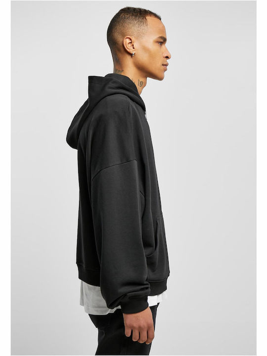 90's Zip Hoody Ζακέτα με Κουκούλα Black