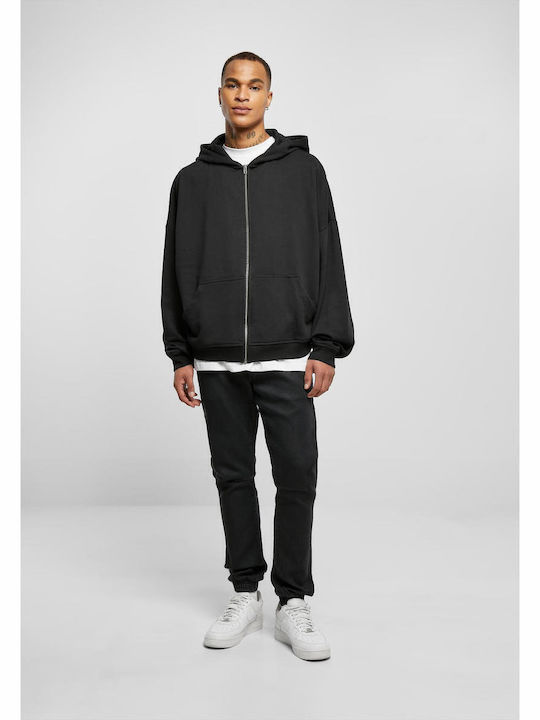 90's Zip Hoody Ζακέτα με Κουκούλα Black