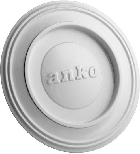 Spiroduct Ροζέτα Καπνοδόχου Inox 180mm Λευκή