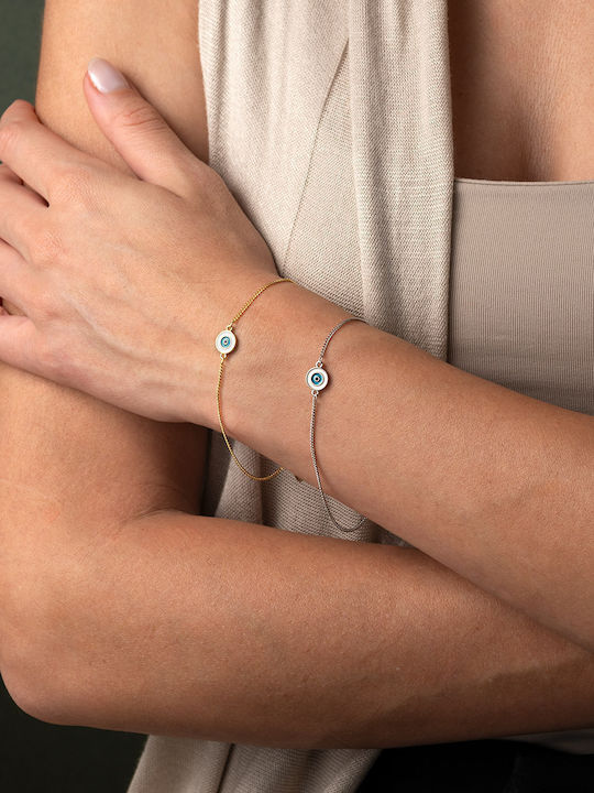 George Art Jewels Vergoldete Fußkette aus Silber