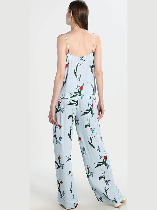 Just Female Women's High Waist Fabric Palazzo Pants
