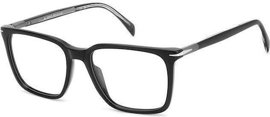 David Beckham Plastic Eyeglass Frame Black DB 1134 ANS