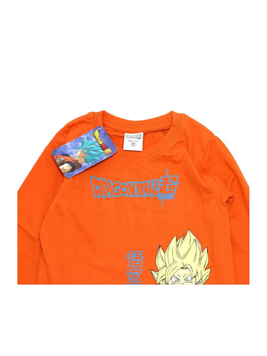Kinderhemd Langarm Orange