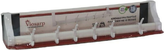 Viosarp Κρεμάστρα Πόρτας 12 Θέσεων Μεταλλική 56x9x3εκ. Viosarp Κρεμάστρα Πόρτας 12 Θέσεων Μεταλλική 56x9x3εκ.