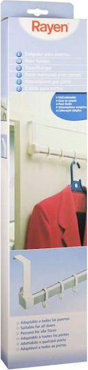 Rayen Door Hook 6 Slots Metallic 54.5x13x6cm