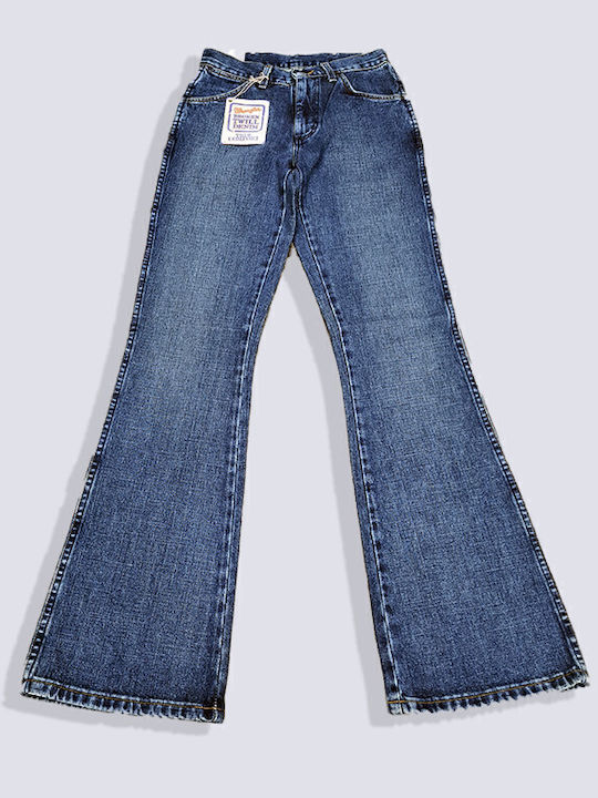 Damenjeans Schlaghose in Schlanker Passform