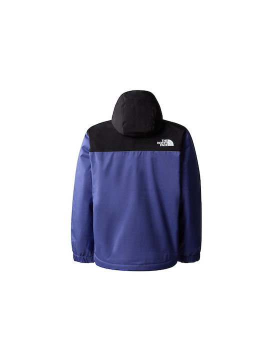 The North Face Waterproof Kids Casual Jacket Windproof with Lining & Hood Purple