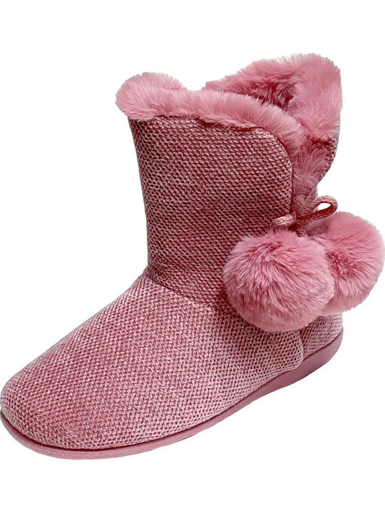 Closed Women's Slippers Pink