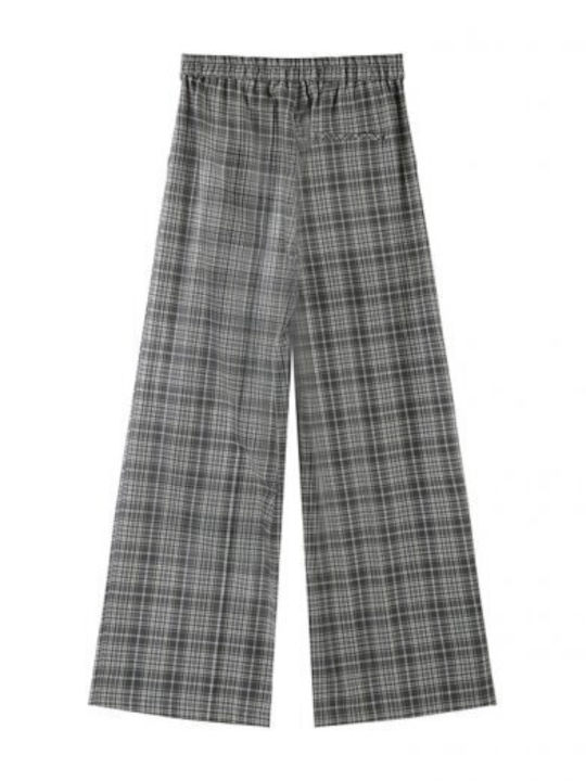 Damen Stoff Hose Gray