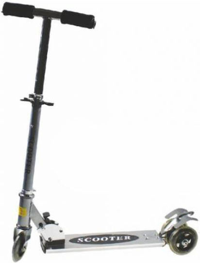 Zanna Toys Kids Scooter Foldable 2-Wheel Silver