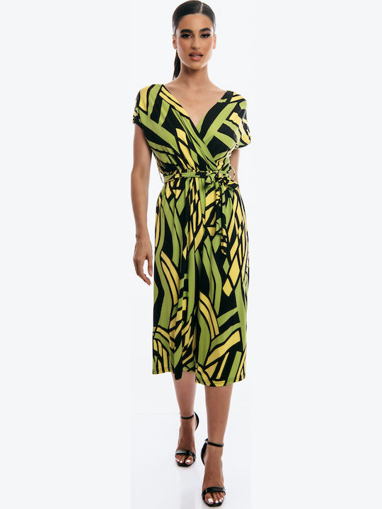 Women's Sleeveless One-piece Suit Green