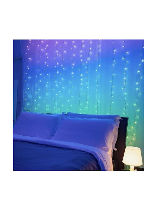 400 Lights LED 2.1m. x 150cm Multicolor type Curtain