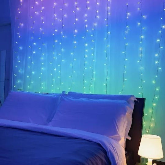 400 Smart Λαμπάκια LED 2.1μ. x 150εκ. RGBW τύπου Κουρτίνα