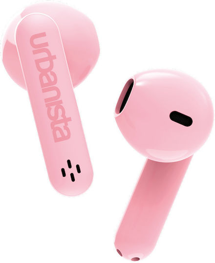 Urbanista Austin Earbud Bluetooth Handsfree Earphones with Sweat Resistance and Charging Case Pink Blossom