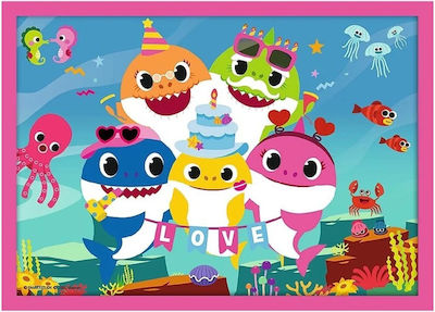 Kids Puzzle Baby Shark for 3++ Years 71pcs Trefl