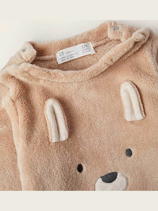 Kinder-Sweatshirt Beige