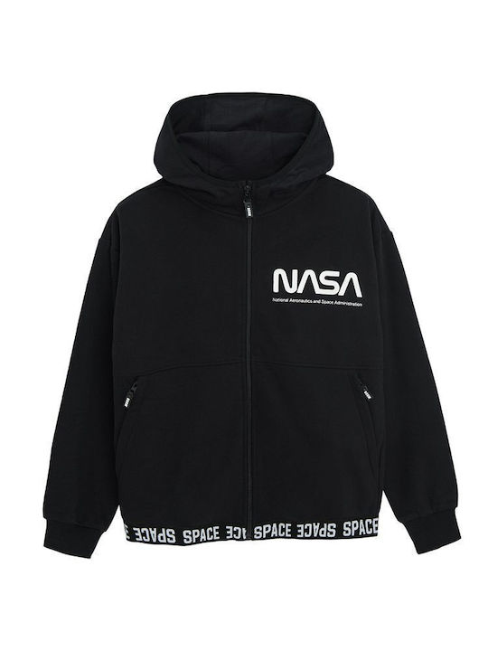 Cool Club Kids Sweatshirt with Hood Black