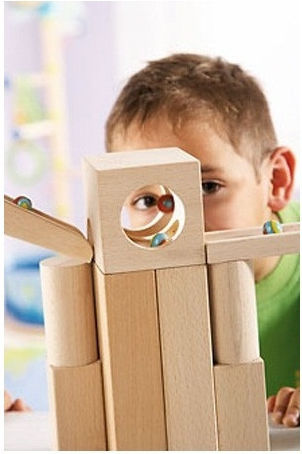 Haba Построителна дървена игра Тόπογκαν Допълнителен Сегмент Looping Track