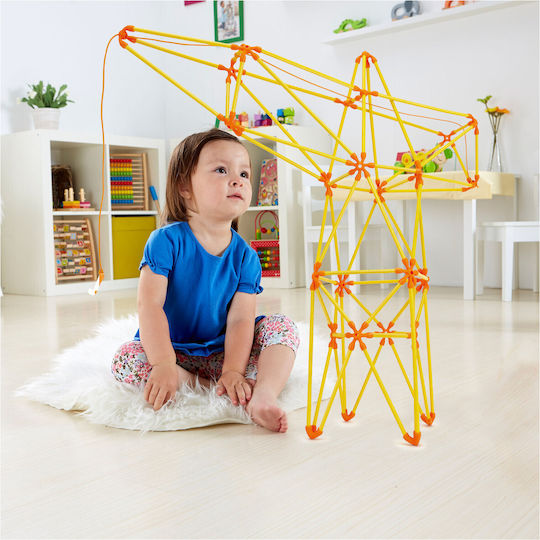 Hape Παιχνίδι Κατασκευών Ξύλινo Bamboo Flexistix