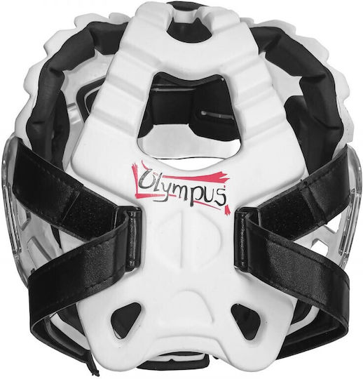 Olympus Sport Adult Full Face Boxing Headgear White
