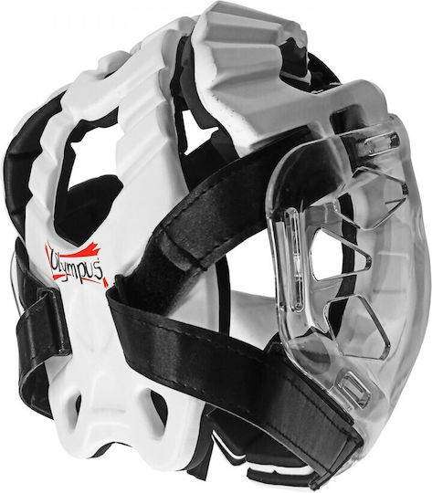 Olympus Sport Adult Full Face Boxing Headgear White