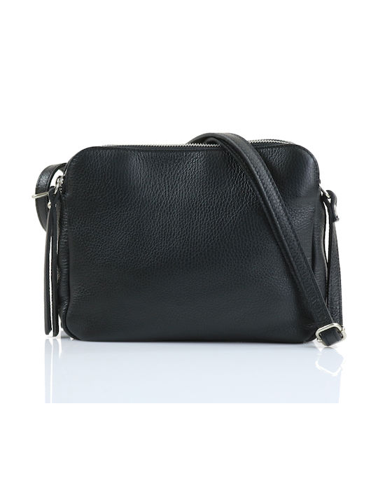 Passaggio Leather Leather Women's Bag Crossbody Black