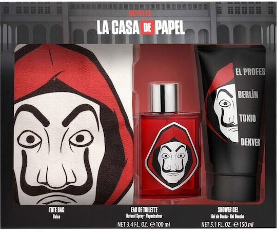 Air-Val International La Casa De Papel Fragrance Set with Eau de Toilette 3 Pieces