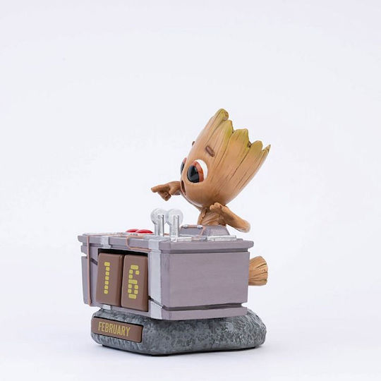 Grupo Erik Ημερήσιο Διαρκές Marvel Groot Death Button Καφέ 12.3x13εκ.