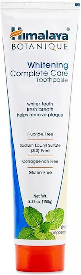 Himalaya Wellness Eco Whitening Complete Care Zahnpasta Ohne Fluorid für Aufhellung Pfefferminz 150gr