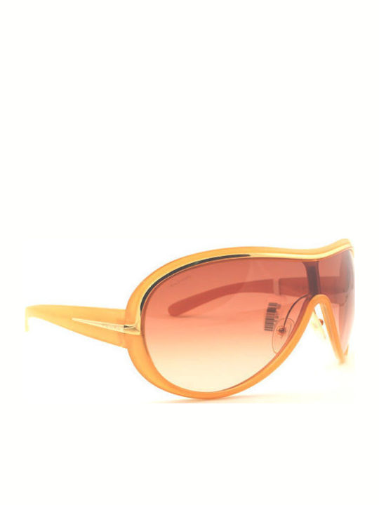 Prada Sunglasses Orange With Horn-Rimmed Frame Prada Sunglasses Orange With Horn-Rimmed Frame
