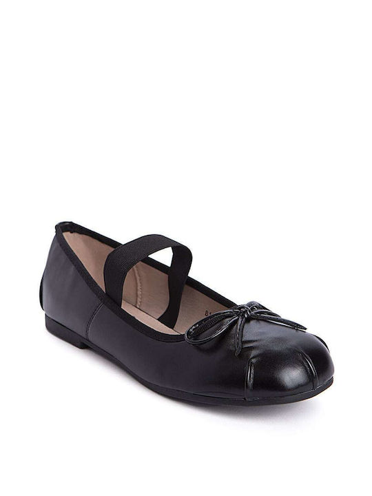 Keep Fred Synthetic Leather Ballerinas Black