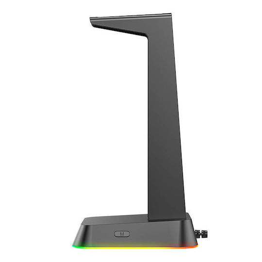 Onikuma Desk Mounted Headphone Stand With USB Port Black