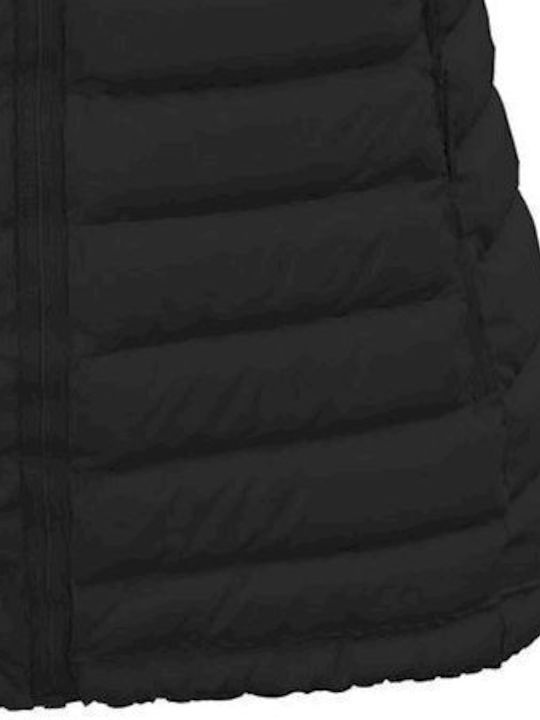 Stedman Kurz Damen Ärmellos Puffer Jacke für Winter Black Opal