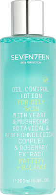 Seventeen Oil Control Lotion With Yeast & Mushrooms’ Biologi Cleansing Lotion for Oily Skin 200ml