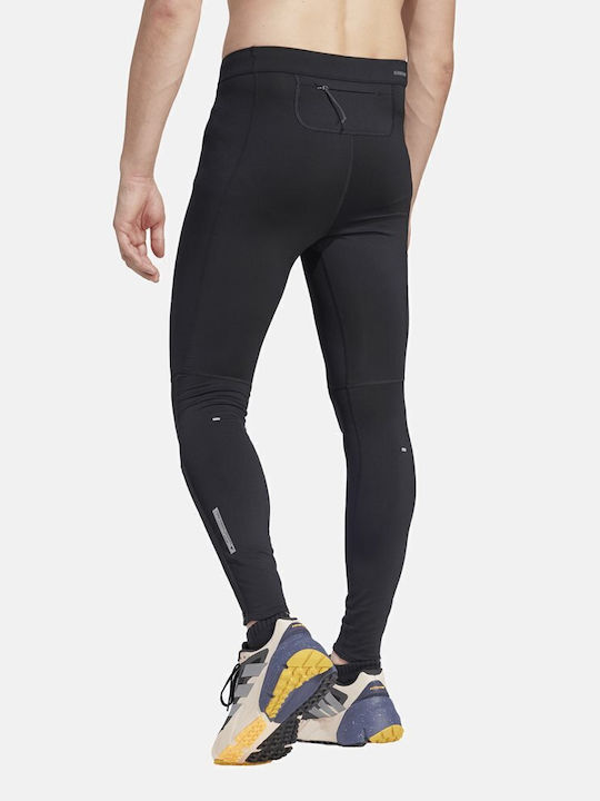 adidas Ultimate Conquer The Elements Men's Sports Long Leggings Black