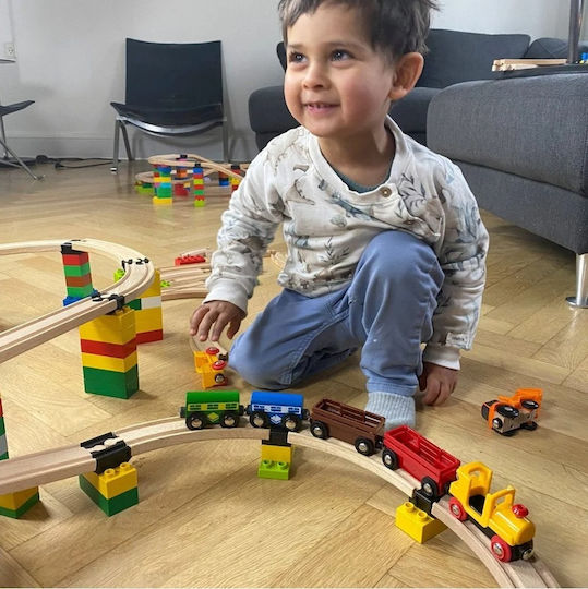 Toy2 Track Connector Builder Set Eisenbahnzubehör für 3+ Jahre alt+ Jahre
