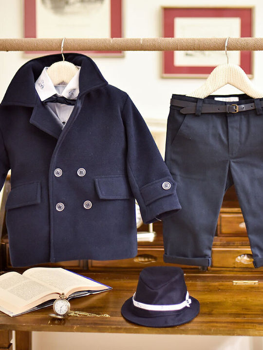 Bambolino Jason Baptism Coat Blue